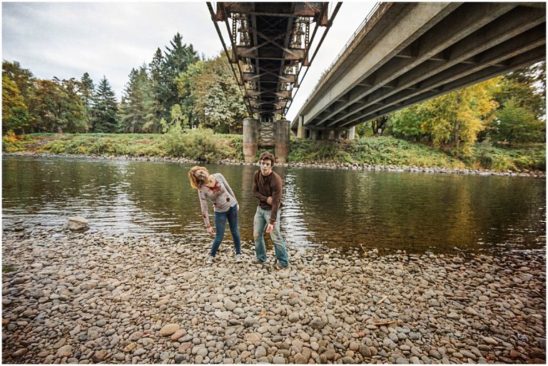 Zombie Apocalypse // Eugene Oregon Halloween Photoshoot // Engagement Photography // Mckenzie River // Stevi Sayler Photography