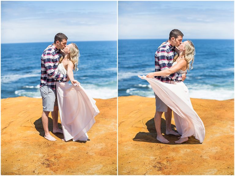 Cape Kiwanda Engagement Session - Oregon Coast - Padma & Sean - Stevi Sayler Photography
